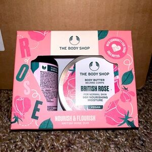 The Body Shop Nourish and Flourish British Rose Duo